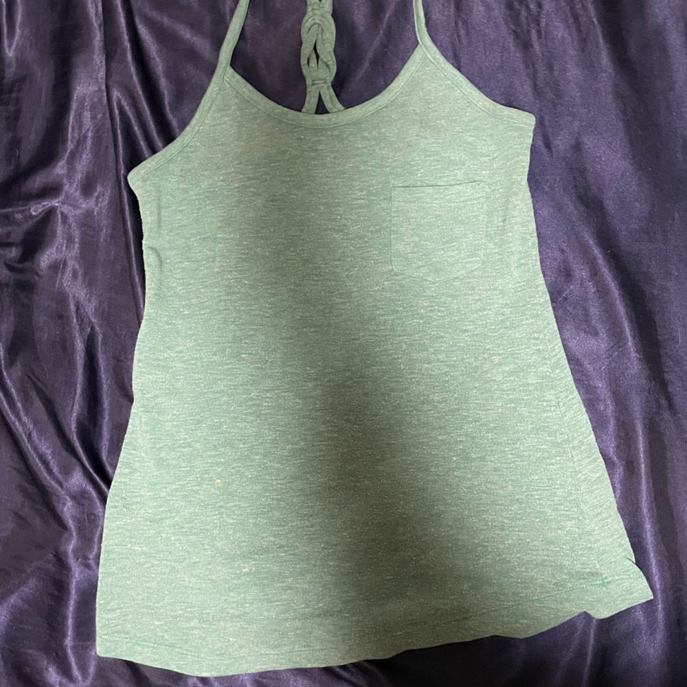 aqua super soft tied back tank